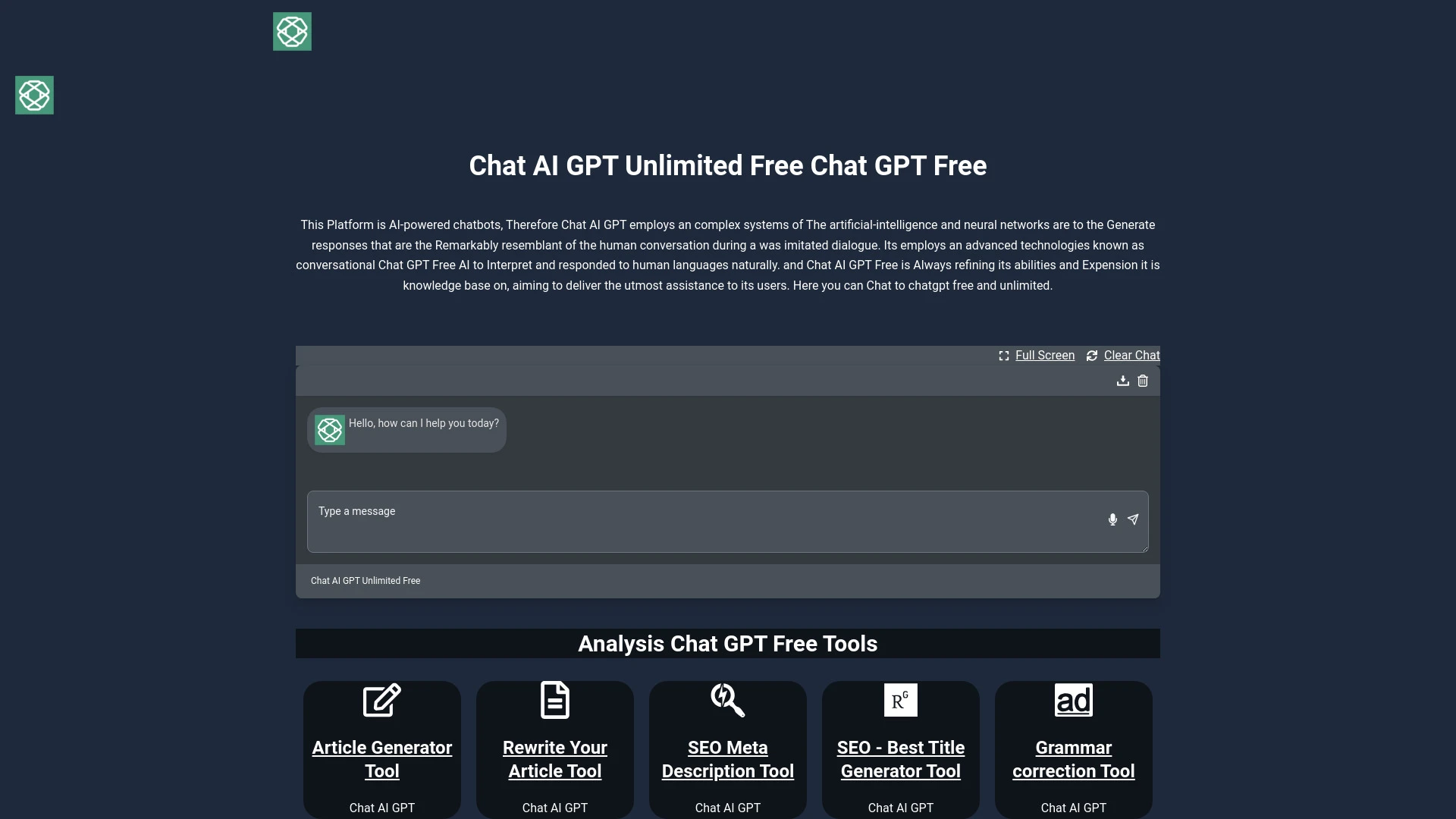 Chat AI GPT - AI Tool Ocean