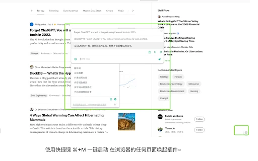 ChatGPT for all sites - Chrome Extension - AI Tool Ocean