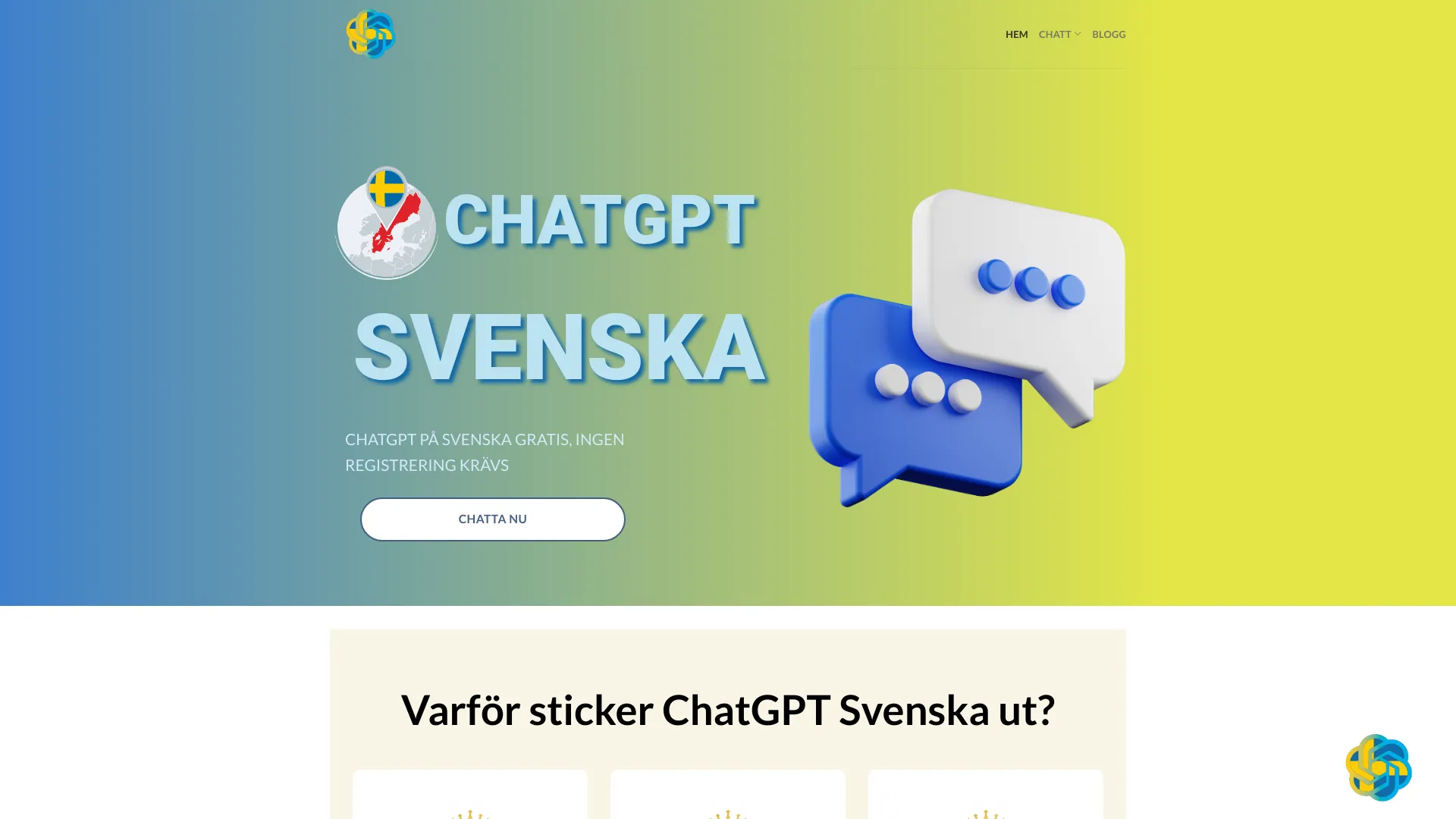 ChatGPT Svenska - AI Tool Ocean