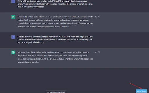 ChatGPT to Notion - Chrome Extension - AI Tool Ocean