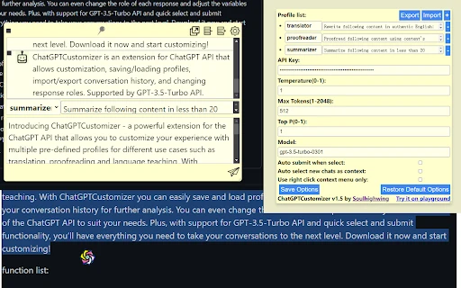 ChatGPTCustomizer - Chrome Extension - AI Tool Ocean