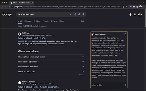ChatGPTinGoogle - Chrome Extension - AI Tool Ocean