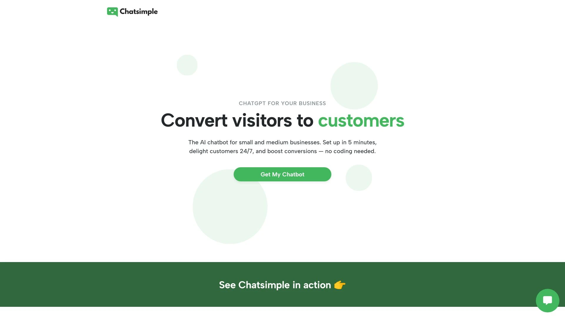 Chatsimple - AI Tool Ocean