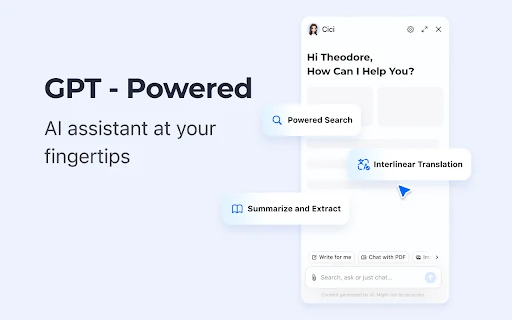 Cici - Chrome Extension - AI Tool Ocean