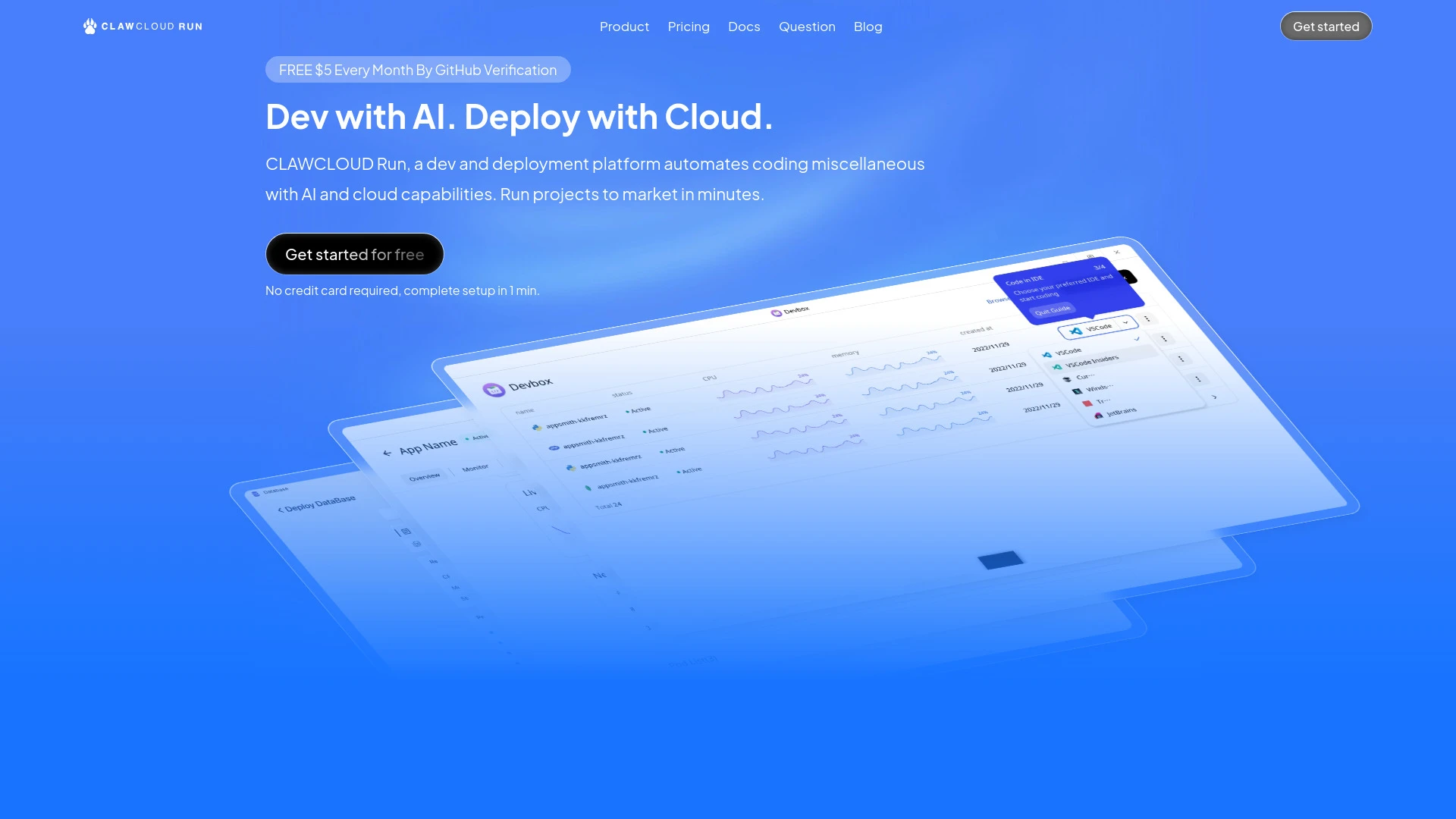 ClawCloud Run - AI Tool Ocean