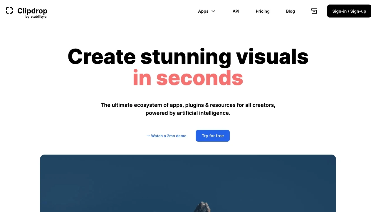Clipdrop - AI Tool Ocean