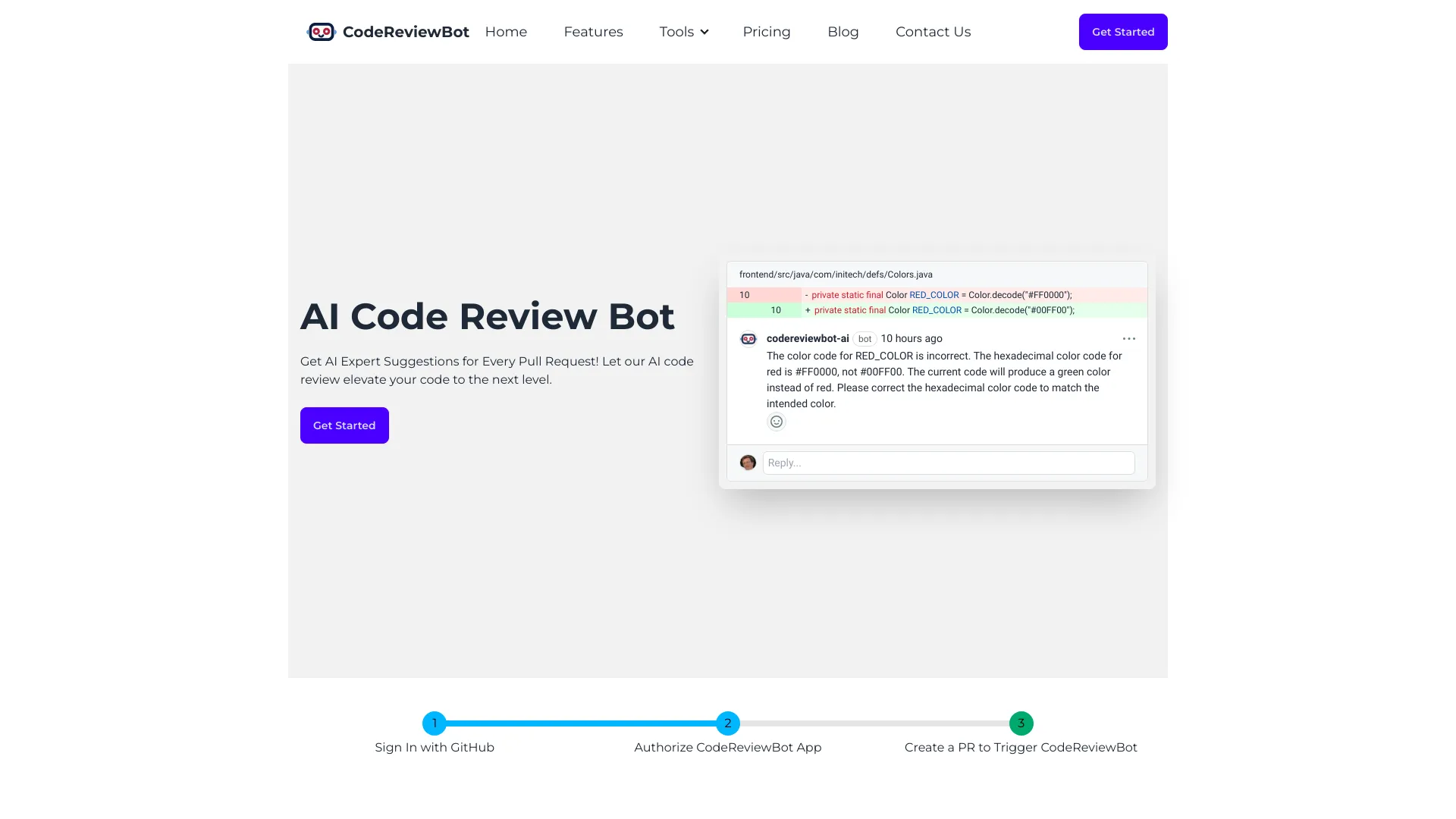 CodeReviewBot - AI Tool Ocean