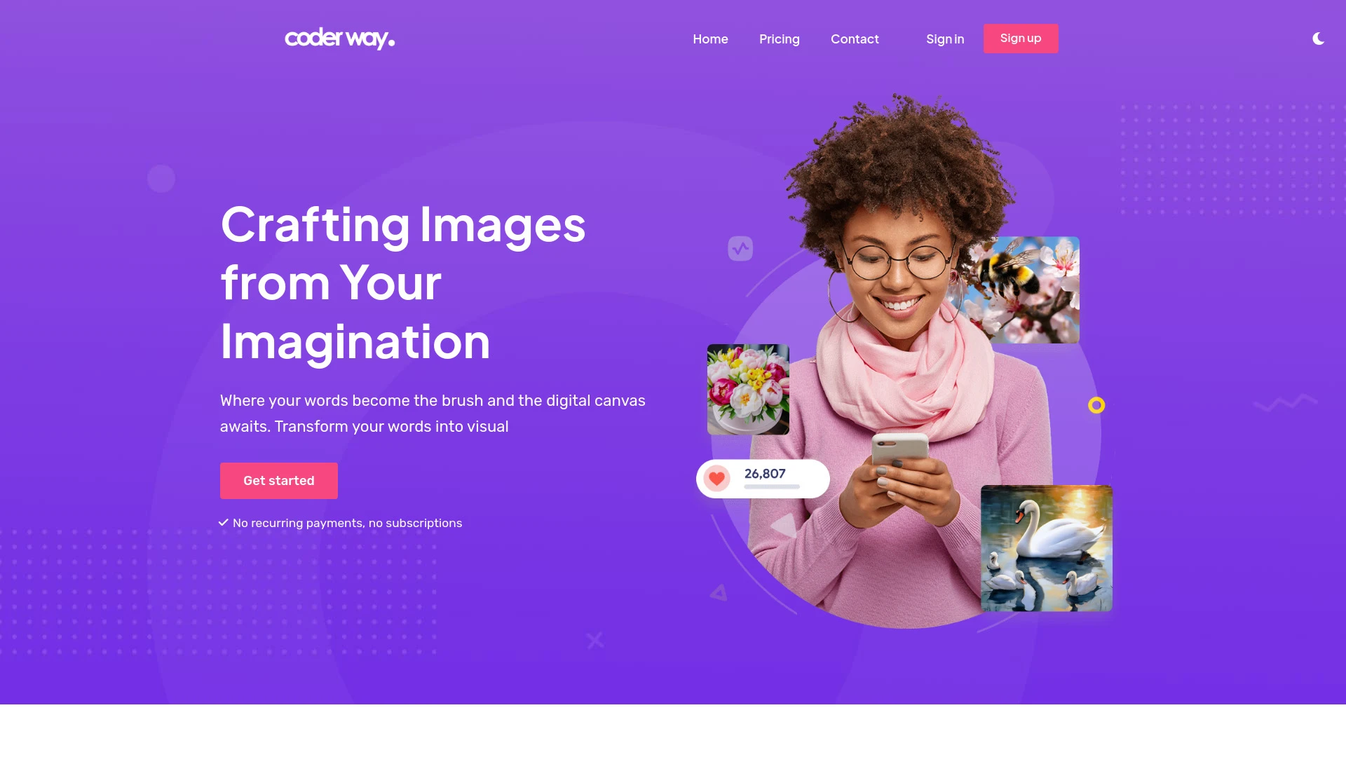 Coderway AI image generator - AI Tool Ocean