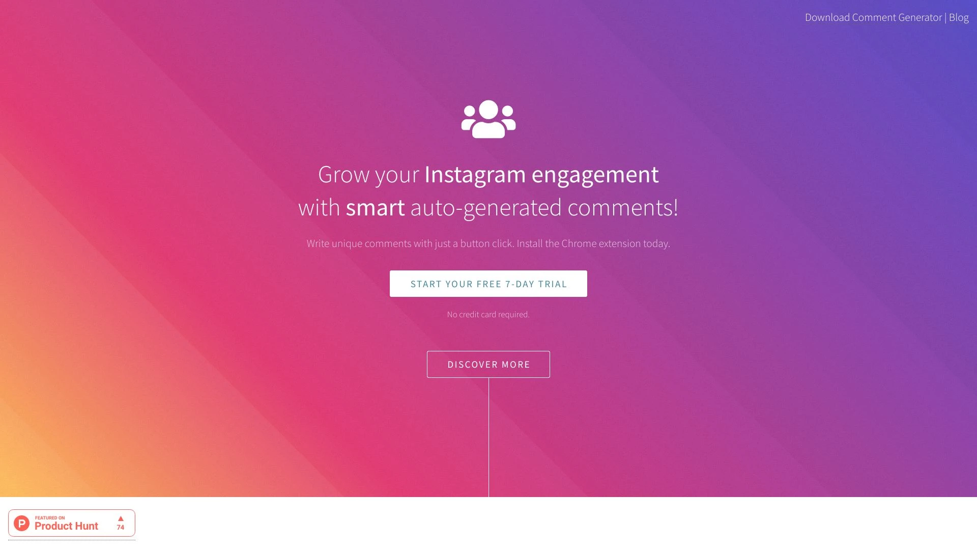 Comment Generator for Instagram - AI Tool Ocean