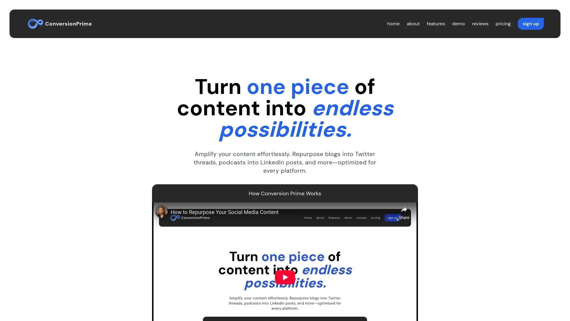 Conversion Prime - AI Tool Ocean