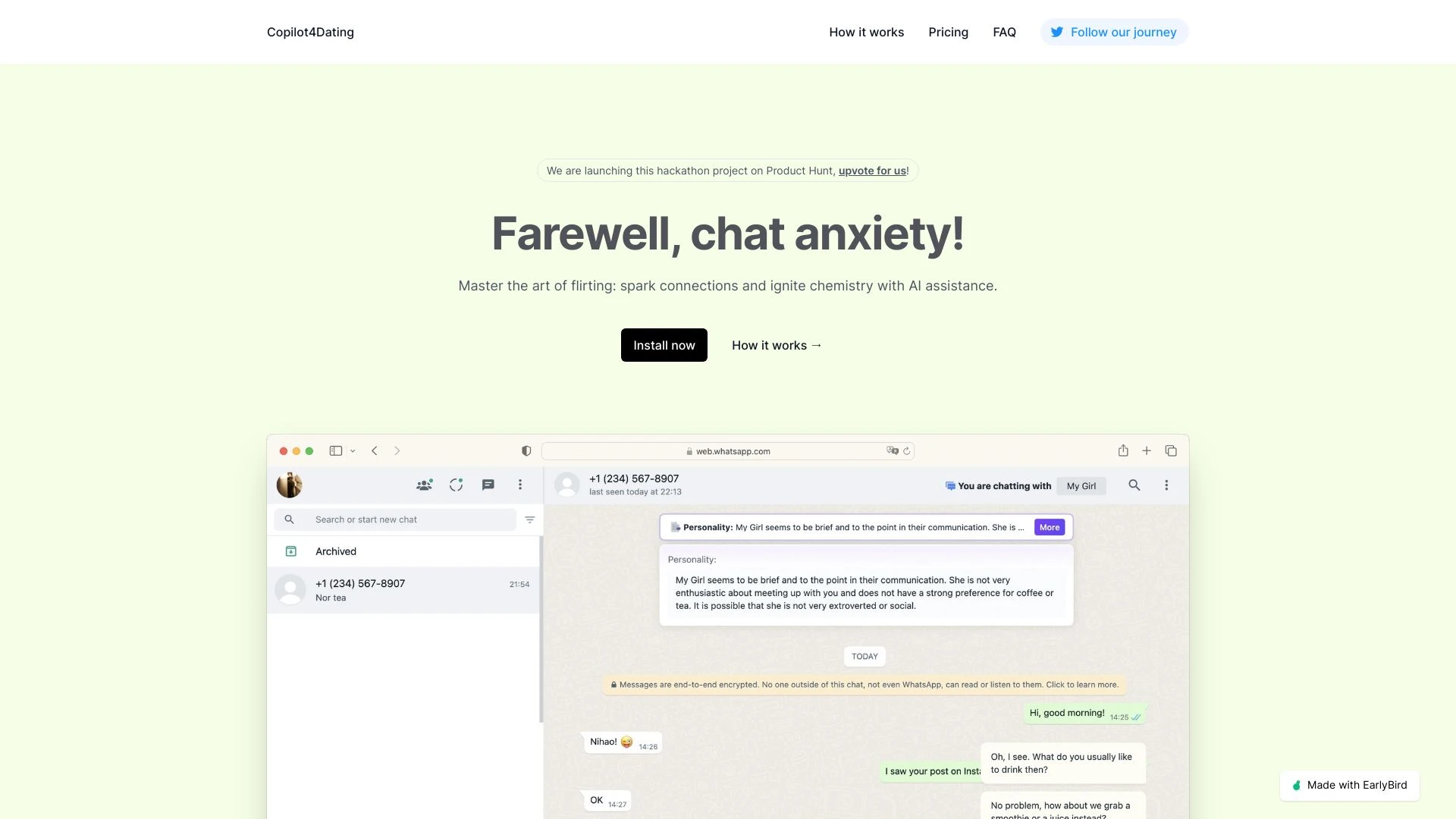 Copilot4dating - AI Tool Ocean