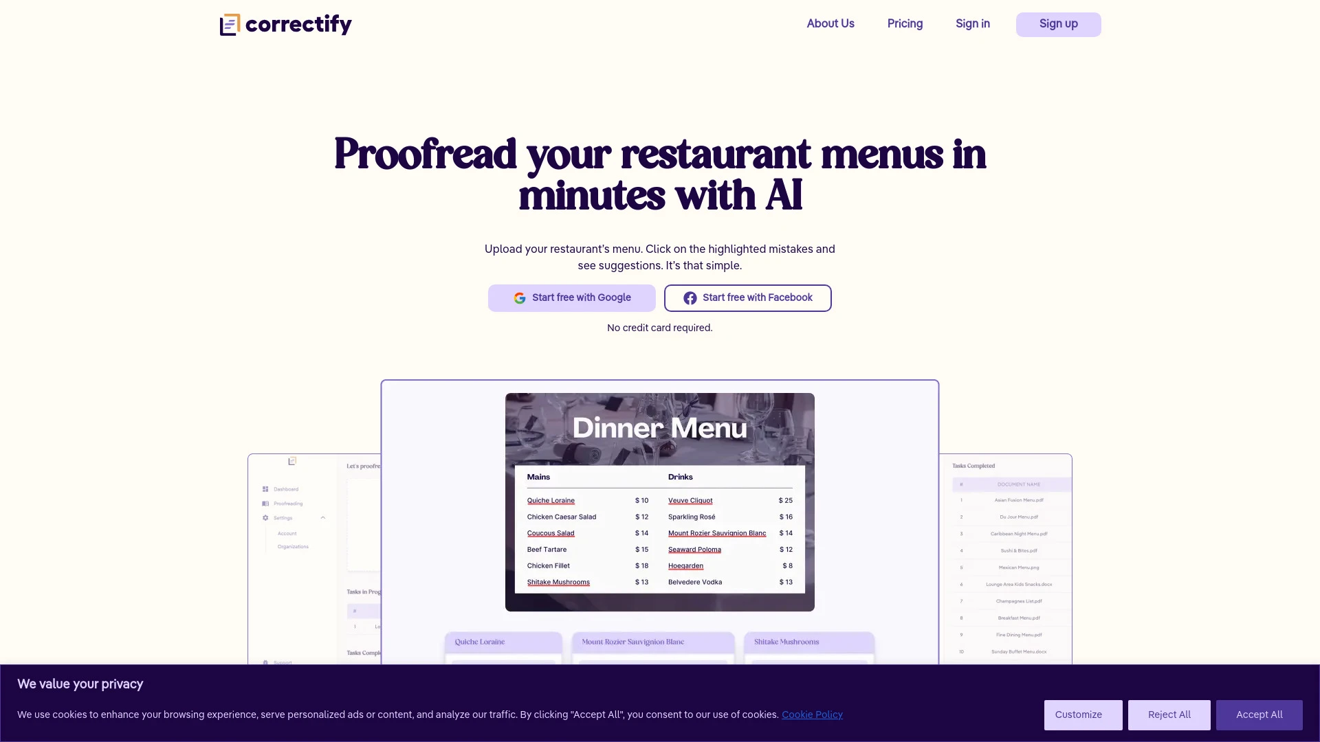Correctify - AI Tool Ocean