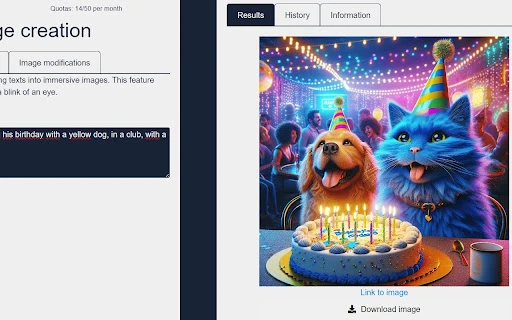 Create or edit images from text or images, thanks to AI and Dall-E models - Chrome Extension - AI Tool Ocean