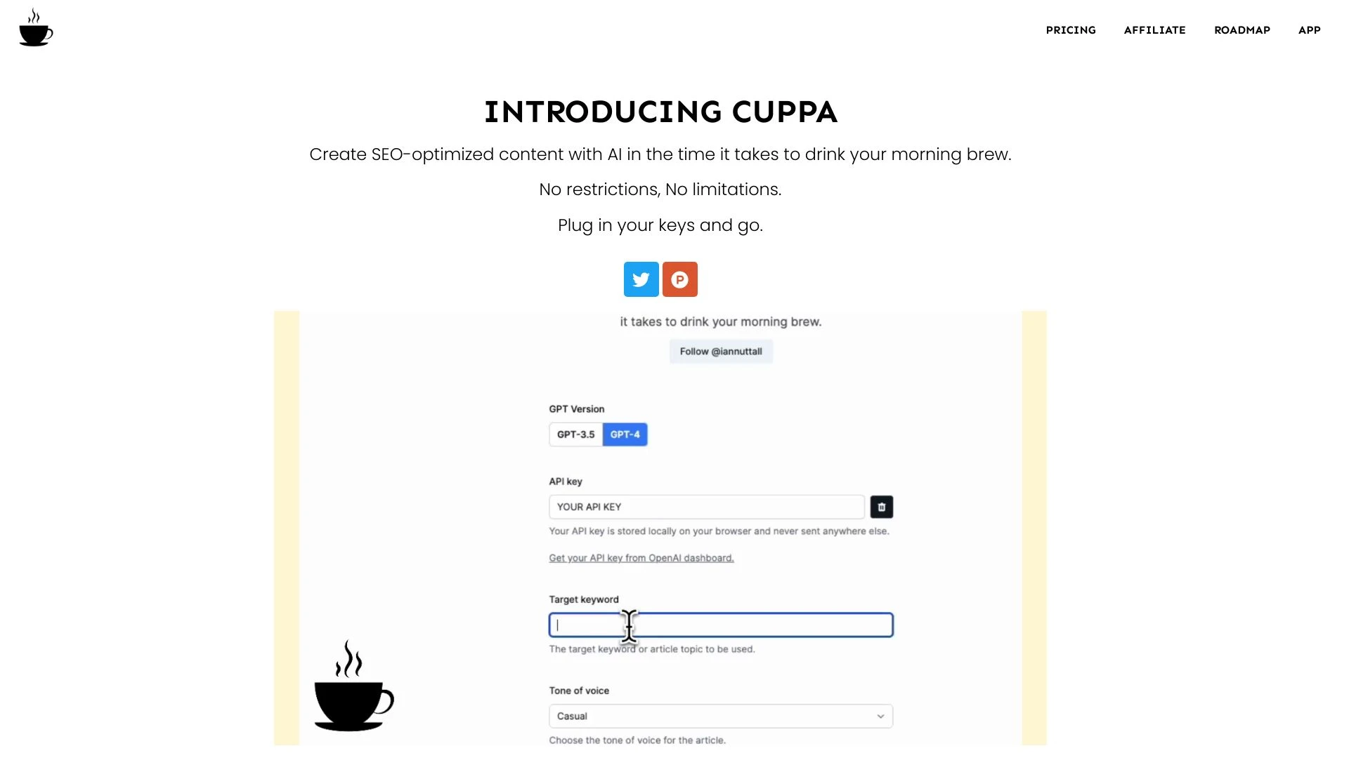 Cuppa AI - AI Tool Ocean