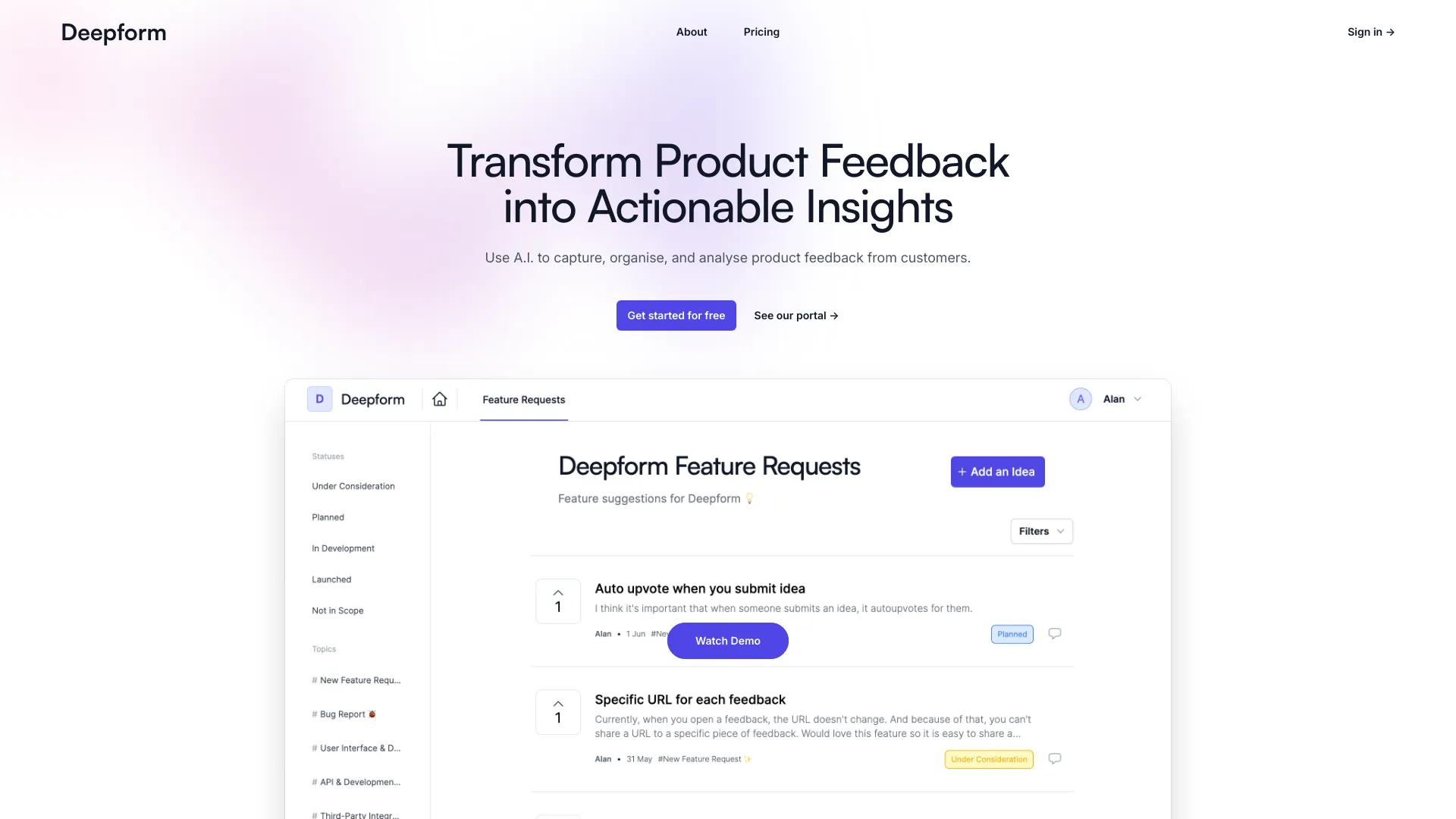 Deepform - AI Tool Ocean