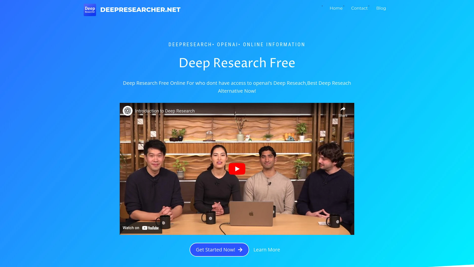 deepresearcher.net - AI Tool Ocean