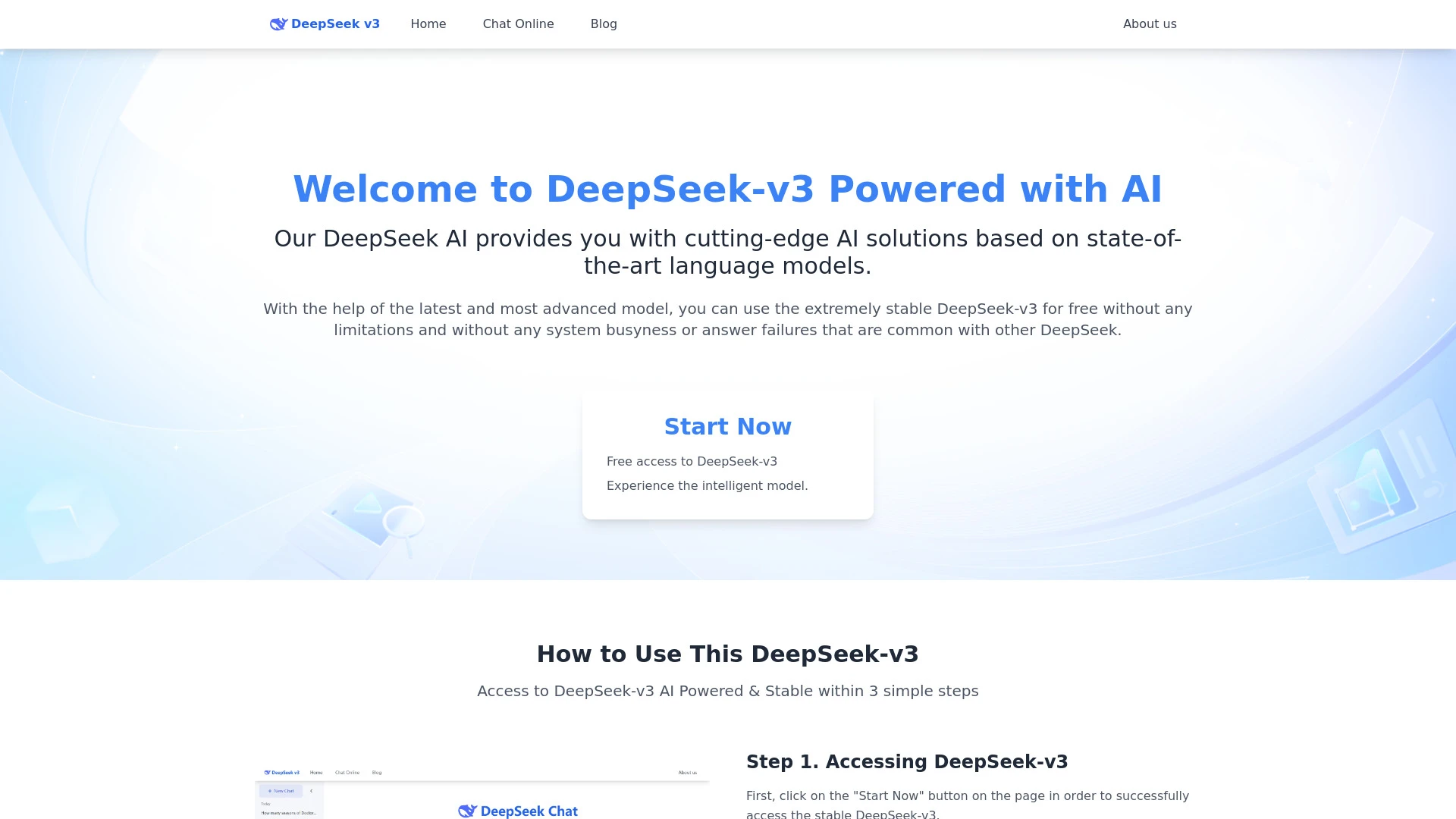 DeepSeek-v3 - AI Tool Ocean