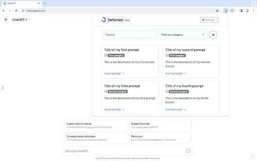 Defained - Chrome Extension - AI Tool Ocean