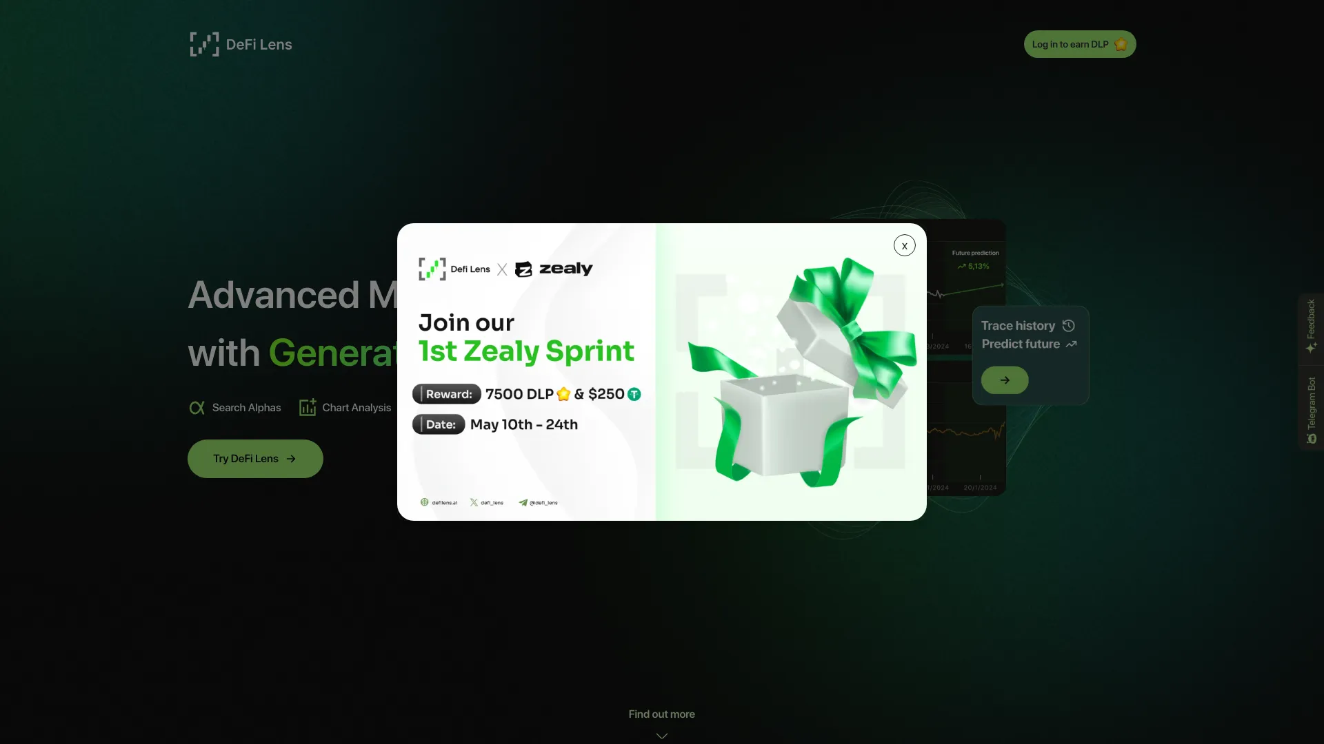 DeFi Lens - AI Tool Ocean