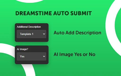 Demo Dreamstime Auto Submit for AI Image Stock - Chrome Extension - AI Tool Ocean