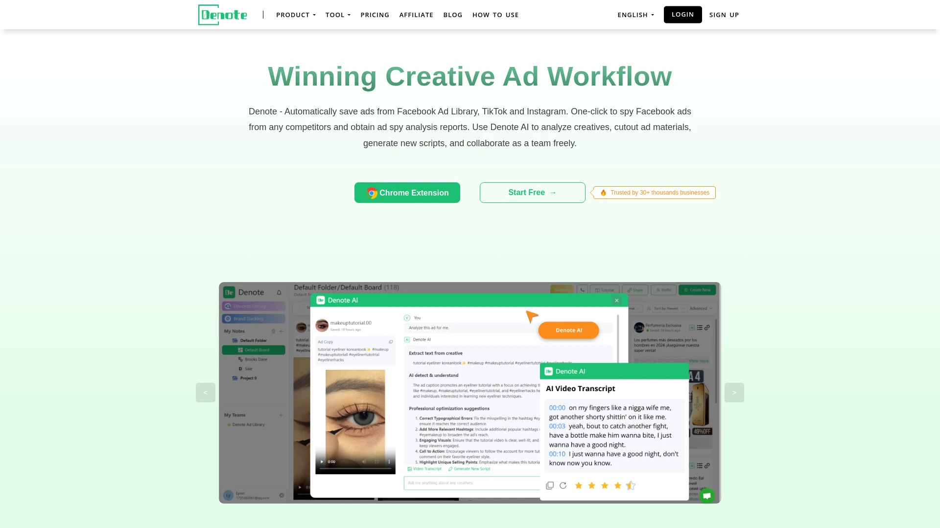 Denote - AI Tool Ocean