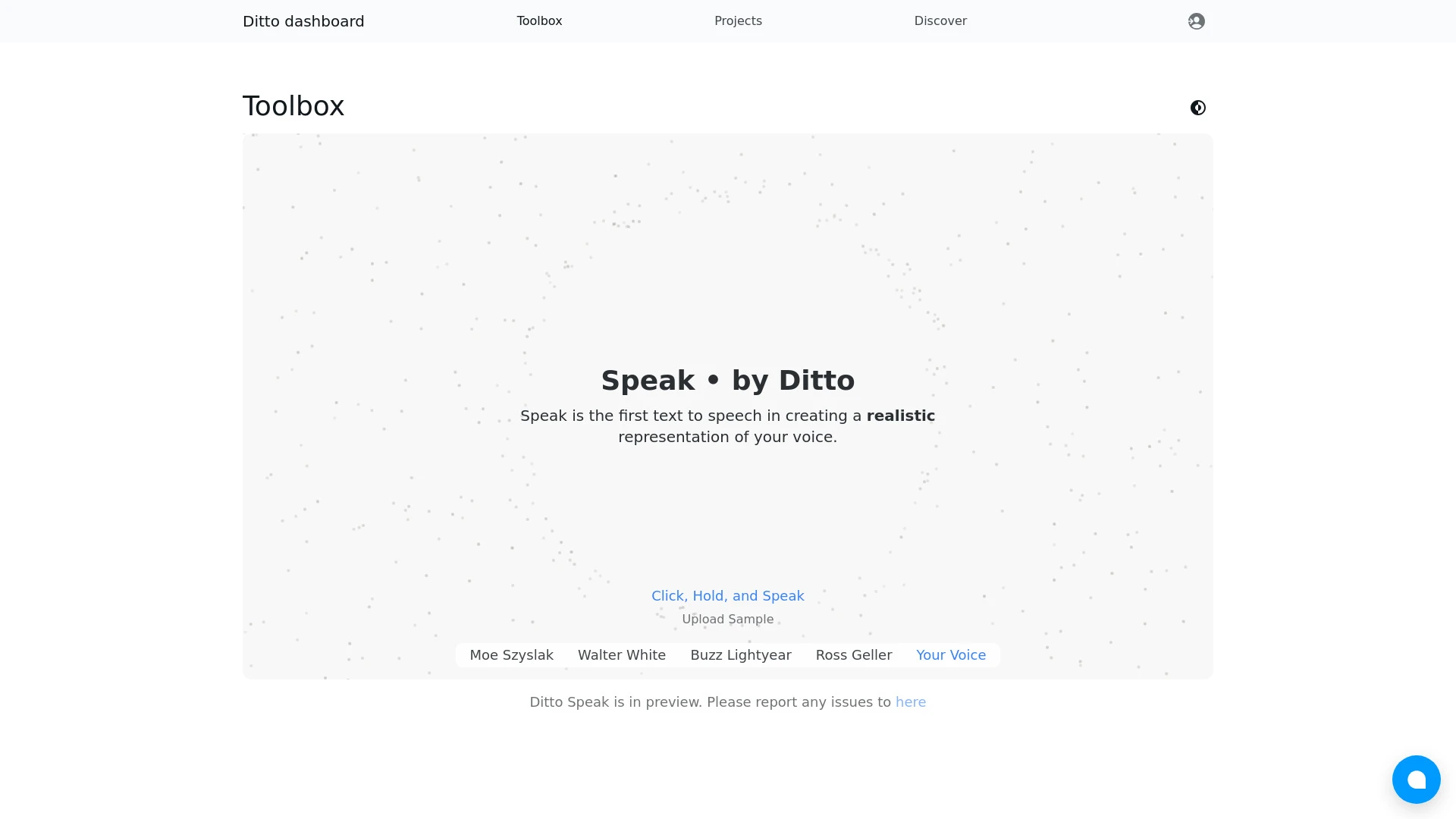 Ditto Speak - AI Tool Ocean