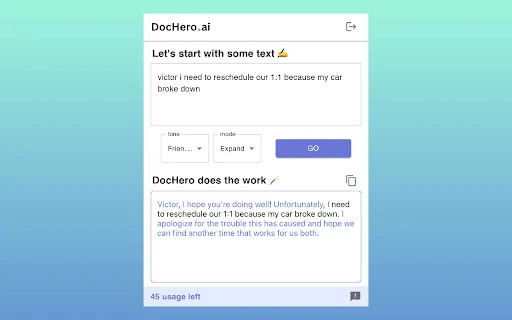 DocHero - Chrome Extension - AI Tool Ocean