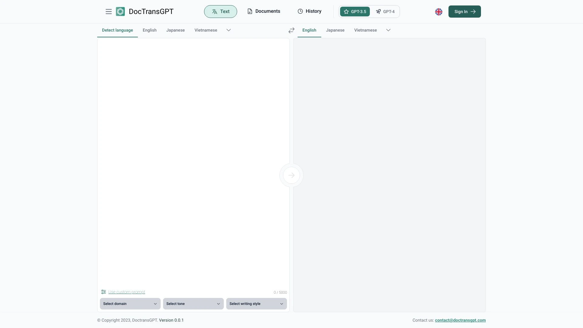 DocTransGPT - AI Tool Ocean