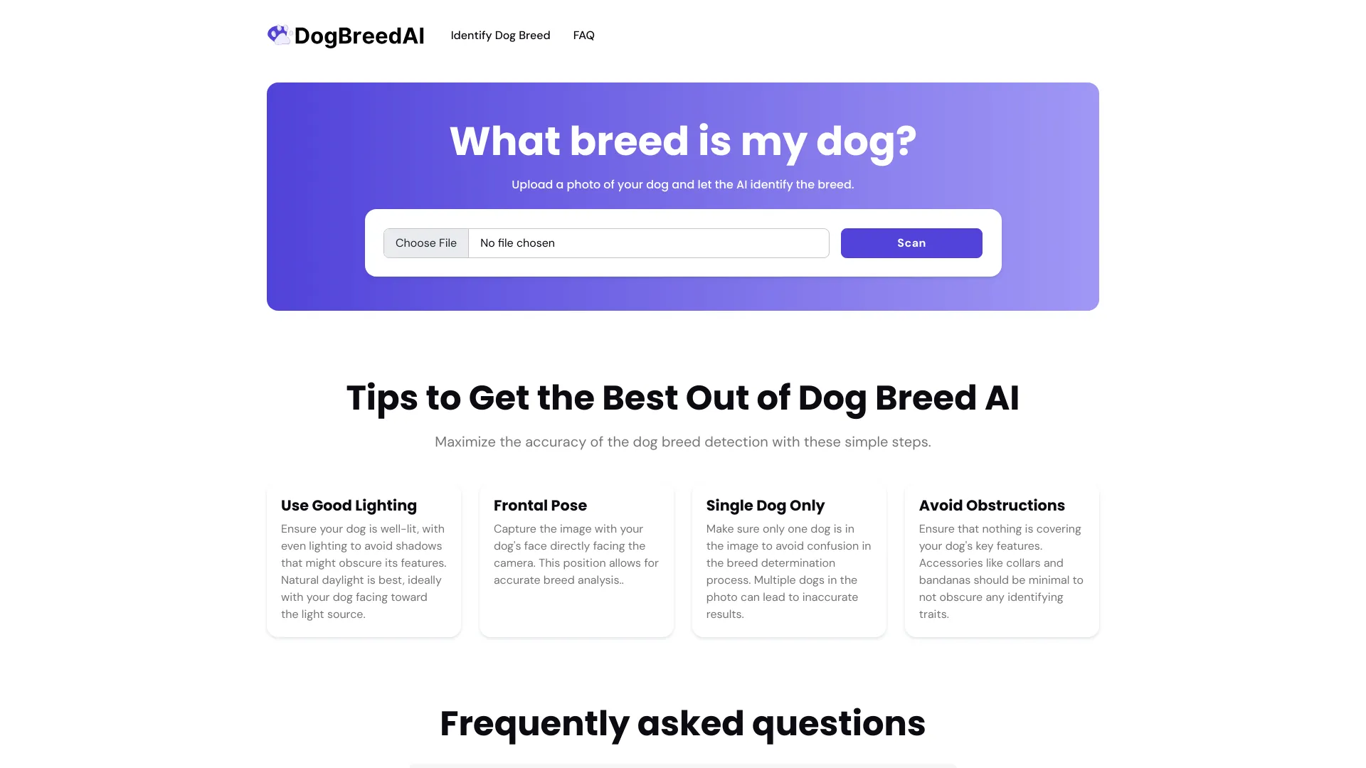Dog Breed AI - AI Tool Ocean