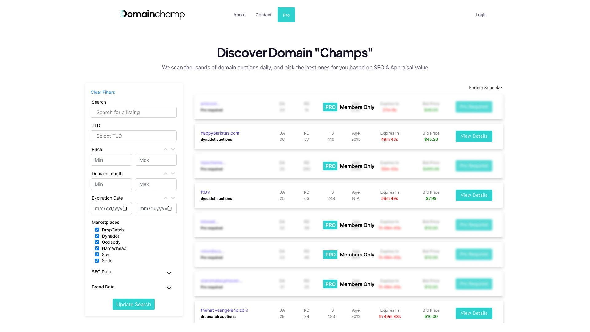Domainchamp - AI Tool Ocean