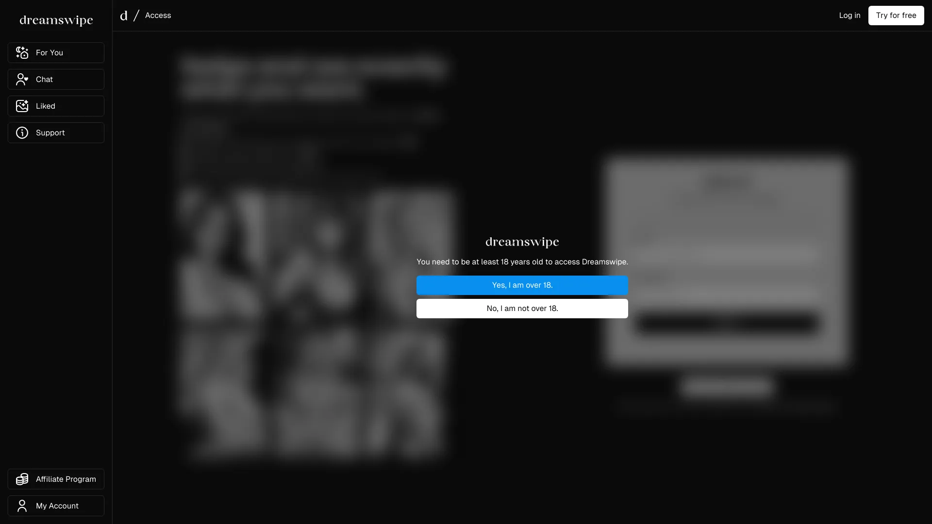 Dreamswipe - AI Tool Ocean