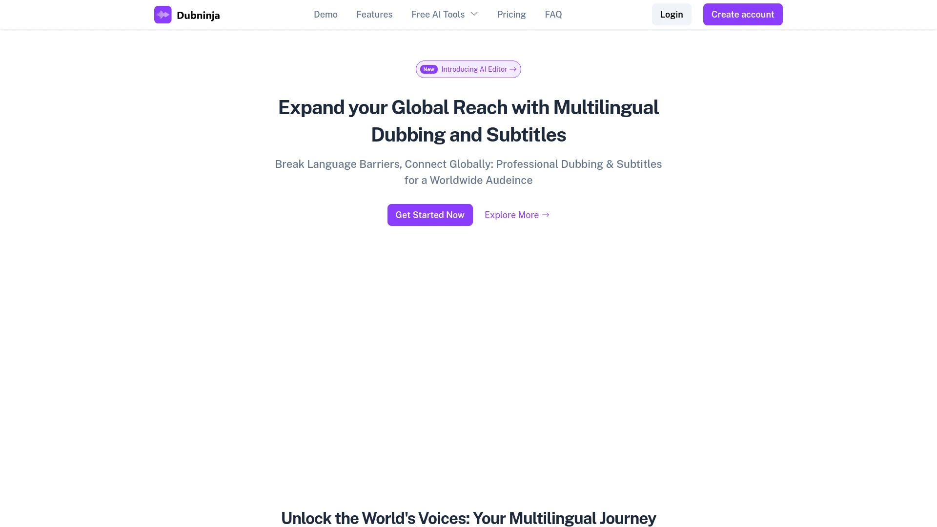 DubNinja - AI Tool Ocean