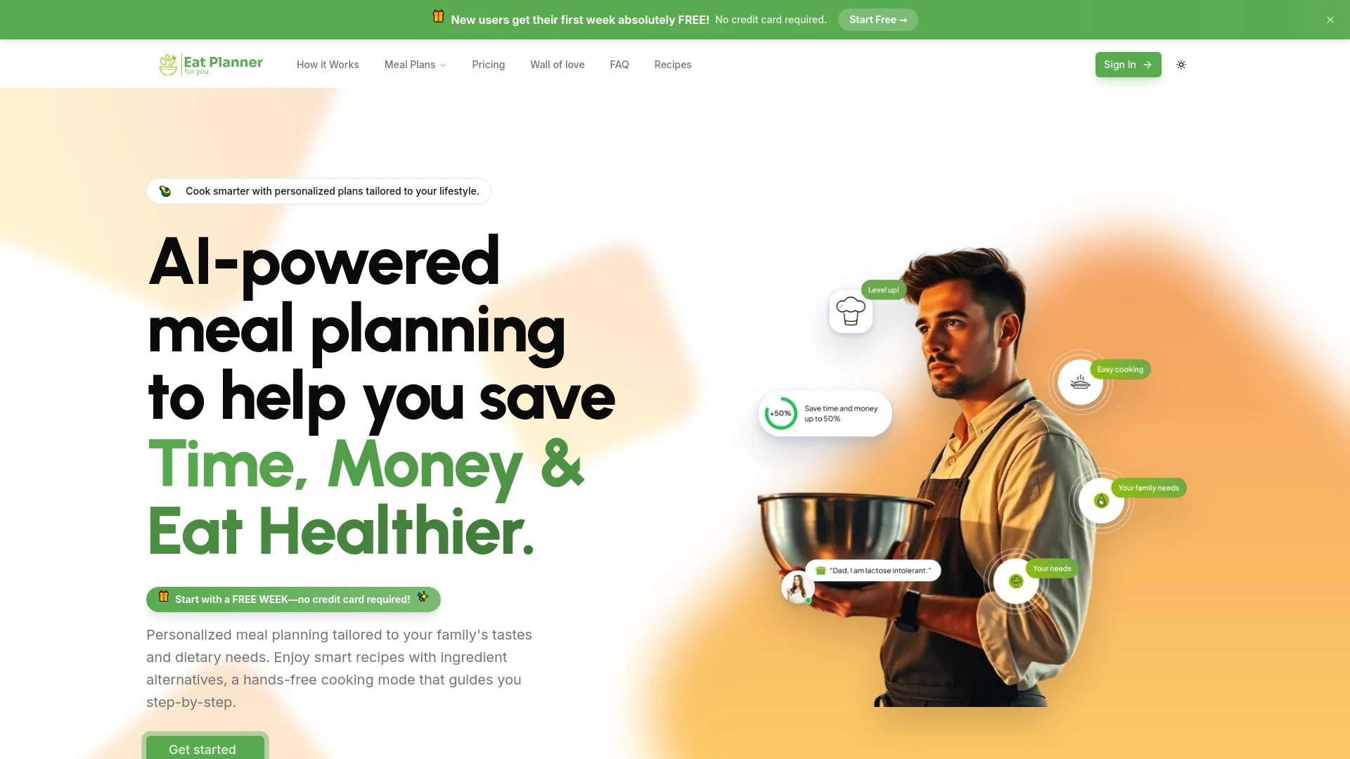 Eat Planner - AI Tool Ocean