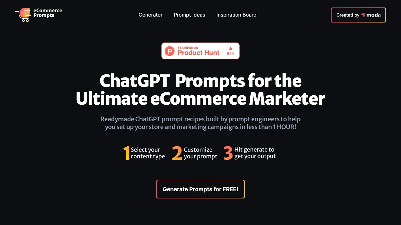 eCommerce ChatGPT Prompts - AI Tool Ocean