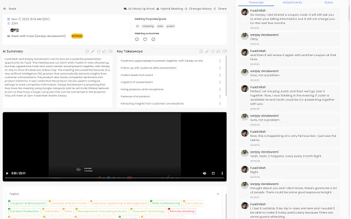 Effortless AI Meeting Note-Taking - Chrome Extension - AI Tool Ocean