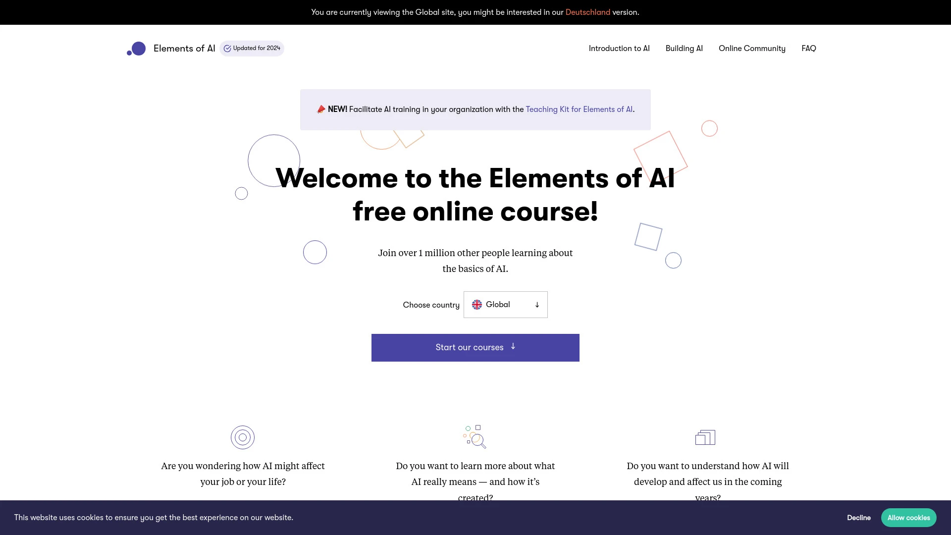 Elements of AI - AI Tool Ocean