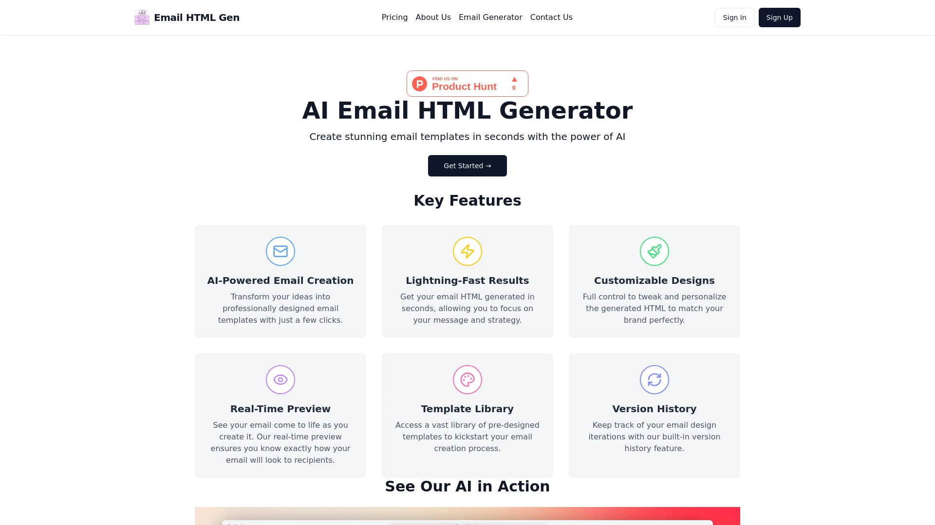 Email HTML Gen - AI Tool Ocean