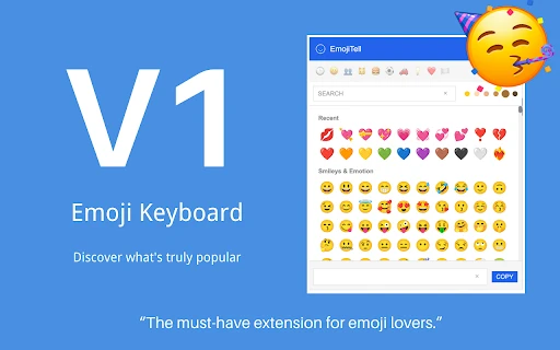 Emoji Keyboard - Chrome Extension - AI Tool Ocean