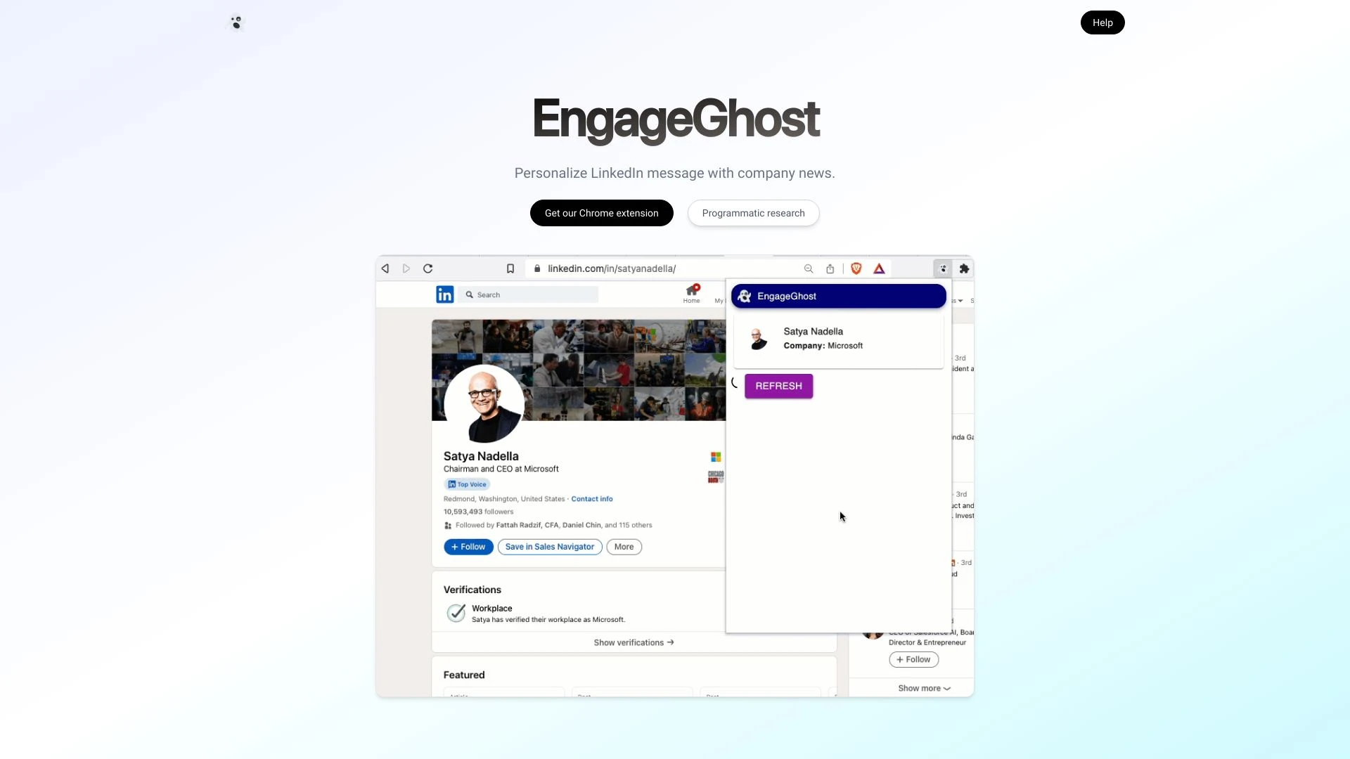 EngageGhost - AI Tool Ocean