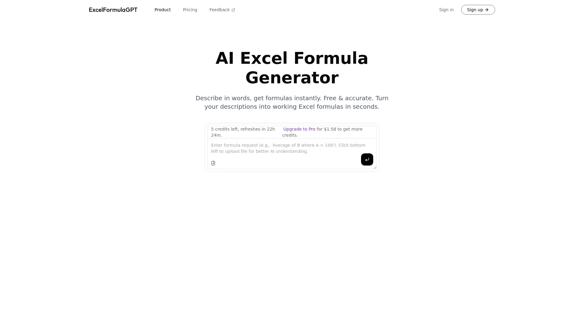 ExcelFormulaGPT - AI Tool Ocean