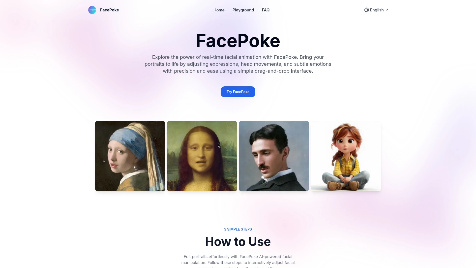 FacePoke - AI Tool Ocean
