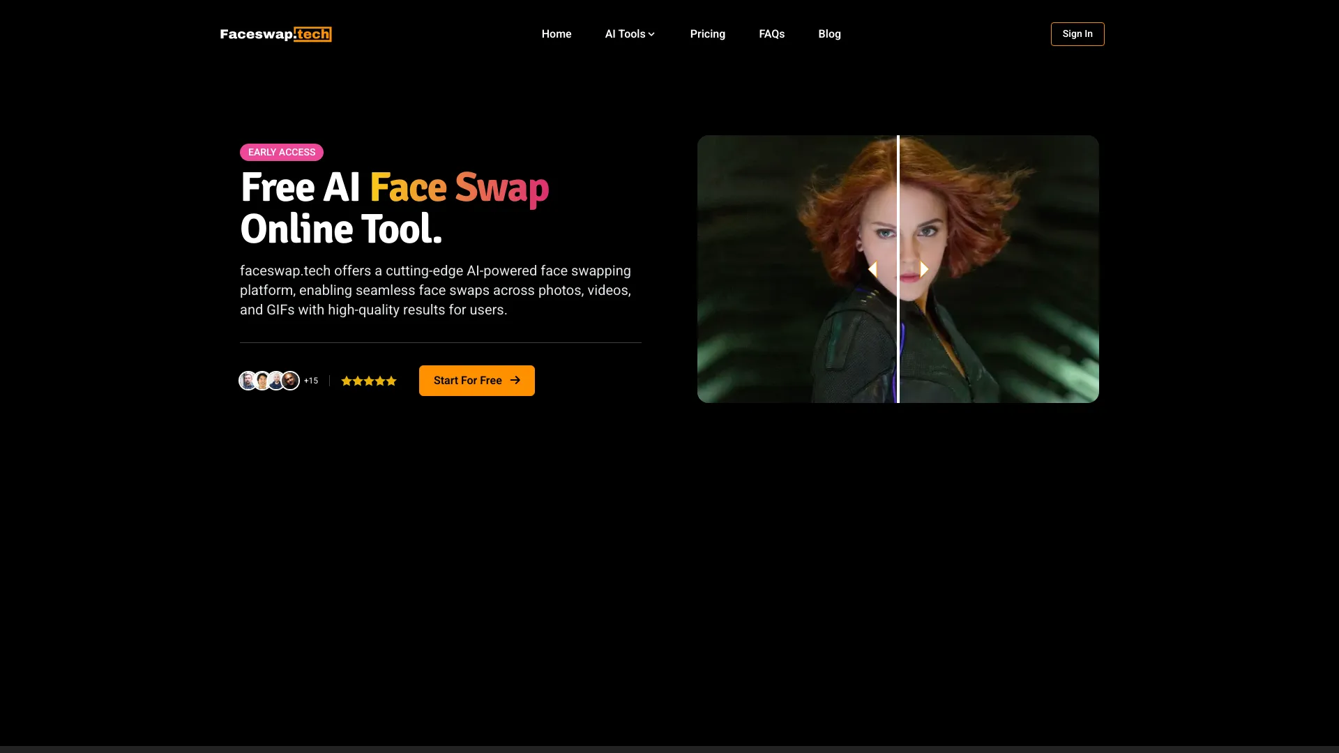 Faceswap.tech - AI Tool Ocean