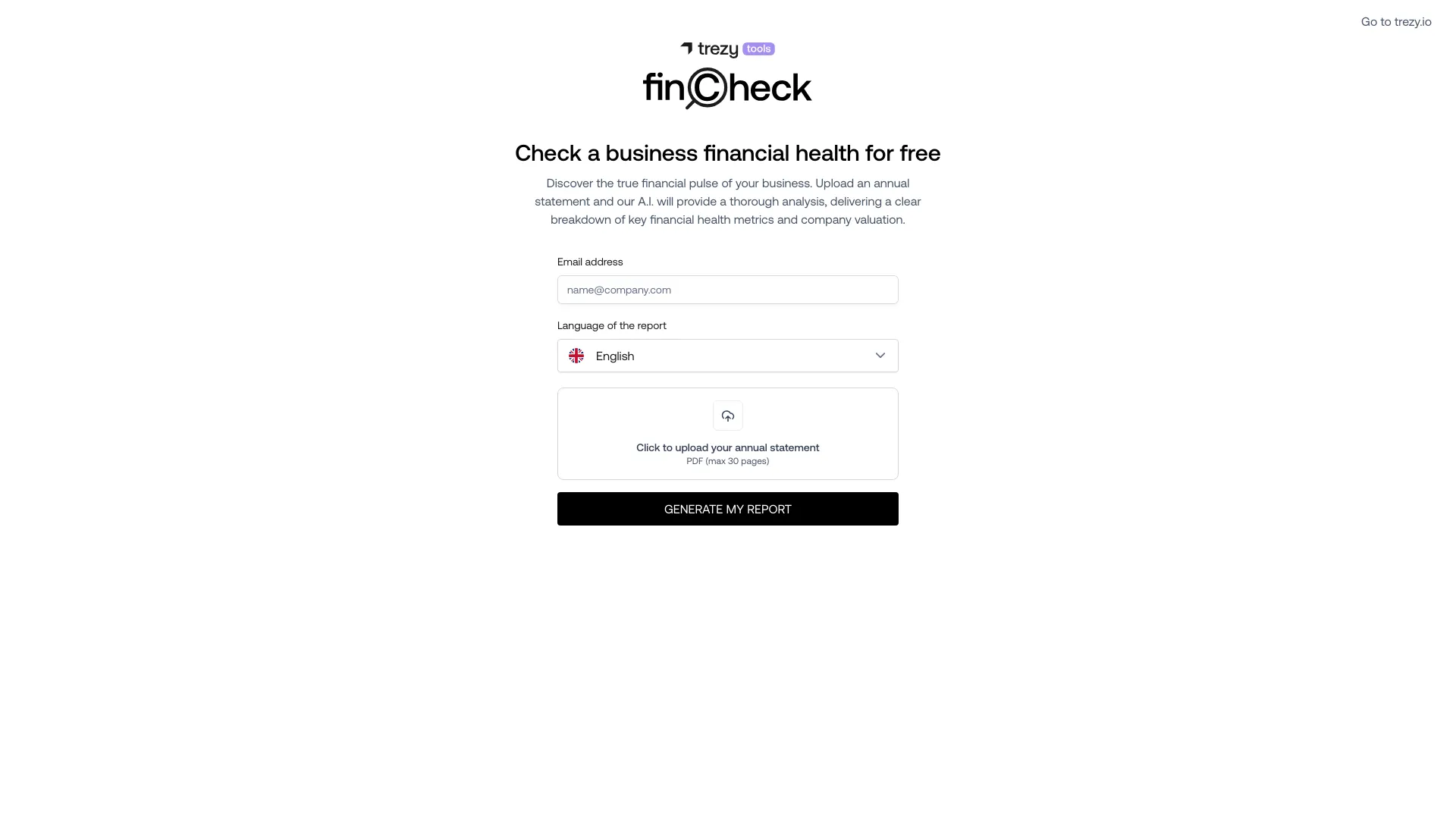 FinCheck by Trezy - AI Tool Ocean