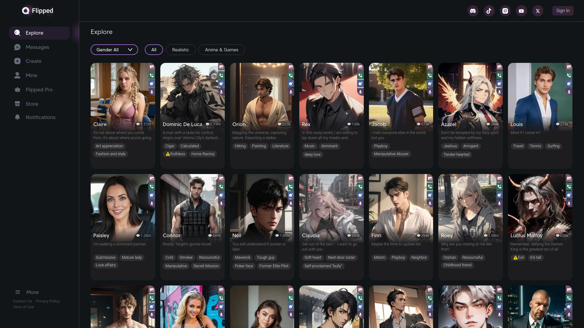 Flipped.Chat - AI Tool Ocean