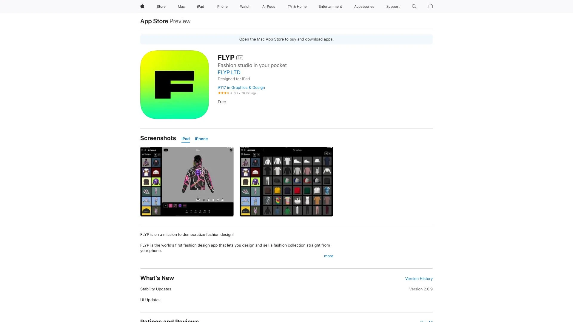 FLYP - Fashion Design Studio - AI Tool Ocean