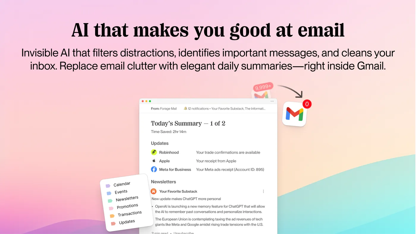 Forage Mail - AI Tool Ocean