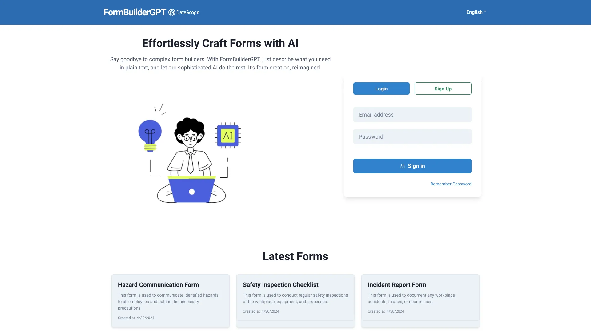 FormBuilderGPT - AI Tool Ocean