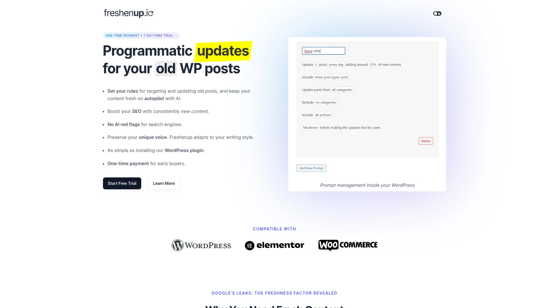 FreshenUp.io - AI Tool Ocean