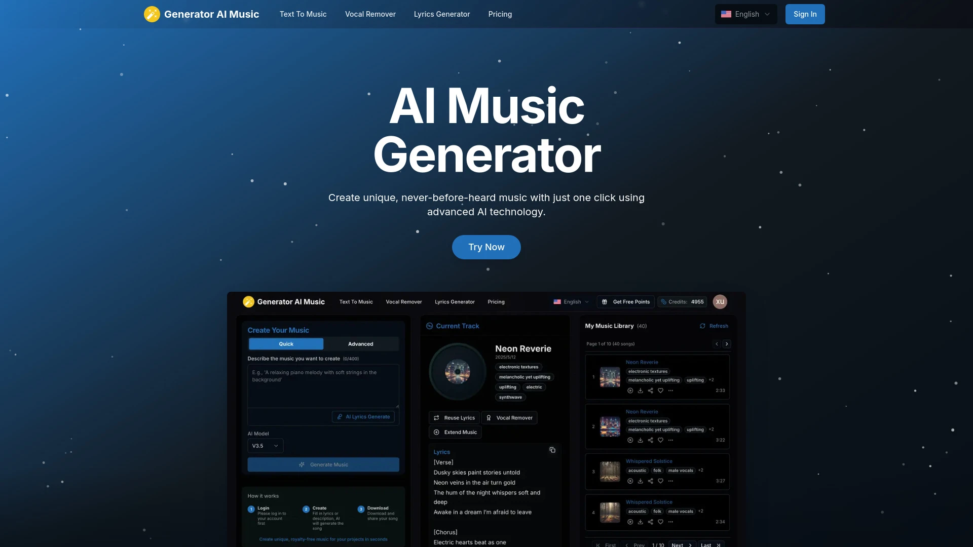Generator AI Music - AI Tool Ocean