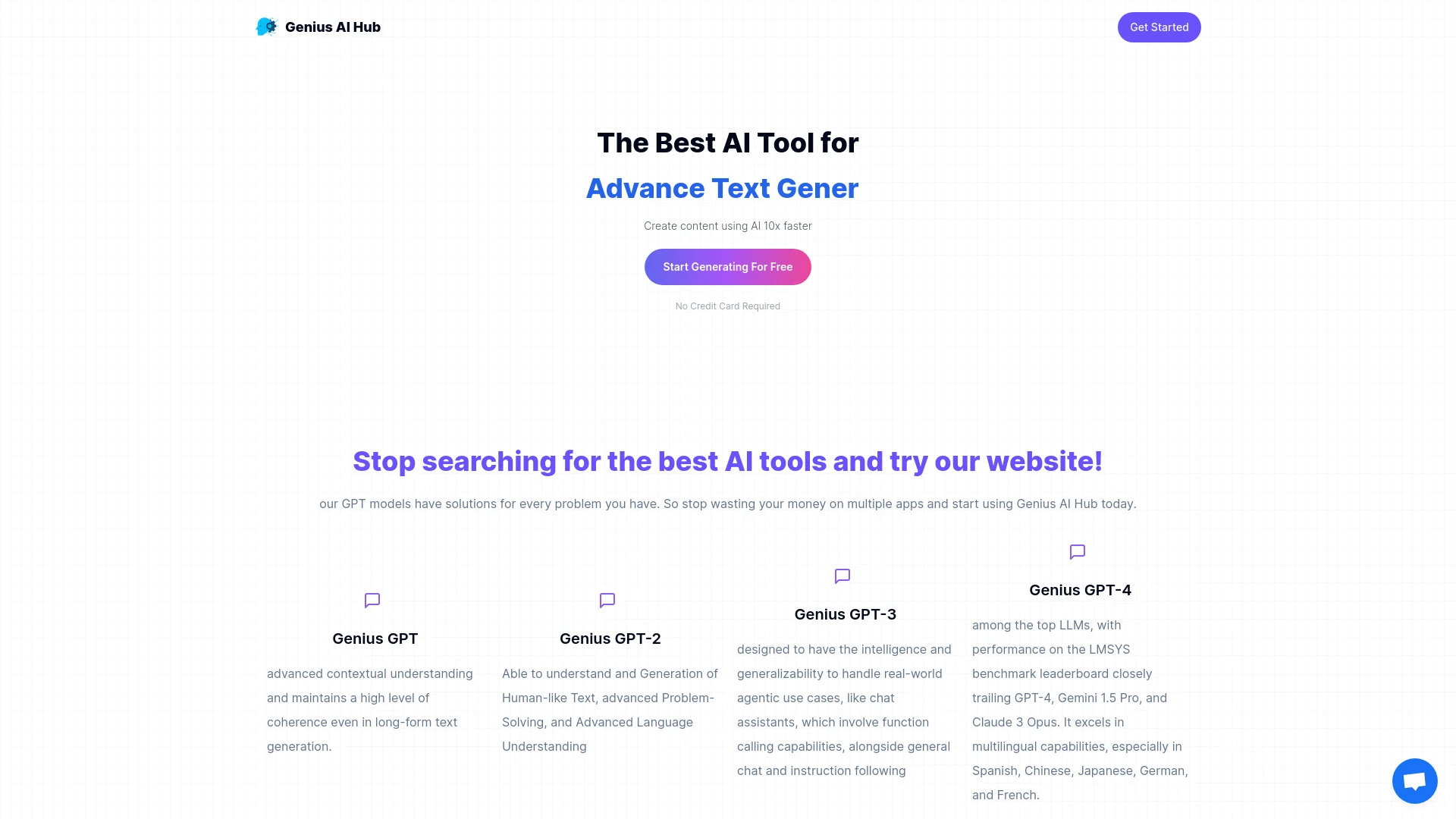 geniusaihub - AI Tool Ocean